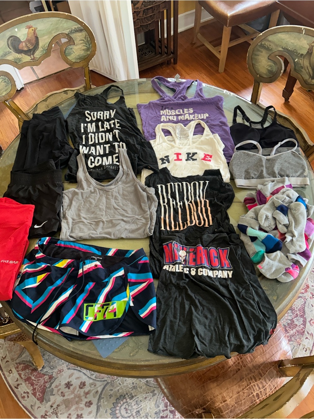 Reebok CrossFit Women's Navy, Blue & Pink Training Shorts lot